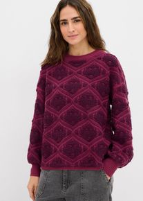 Boxy-Strickpullover in lila, Grösse 40/42 (M), bonprix