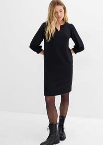 Kleid aus fließendem Viskose-Mix in schwarz, Grösse 36/38 (S), bonprix
