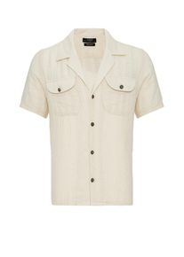 Antioch Hemd Herren Gr&ouml;&szlig;e L beige / schwarz