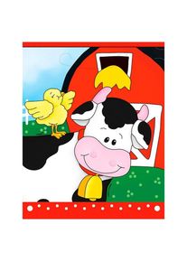 UNIQUE Sacchetti regalo Sweet Farm Friends 8 pezzi