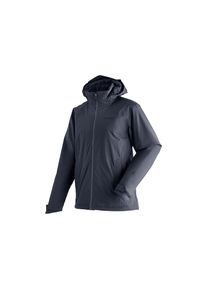 Maier Sports, Unisex, Regenjacke &raquo;Metor Therm Rec M&laquo; warme Unisex Jacke mit Kapuze, Winterjacke wasserdicht atmungsaktiv, dunkelblau, 68, Vielseitige 
