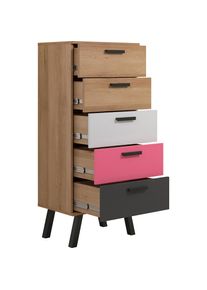 Hochkommode »Mats« Kommode , bunt , trendteam
