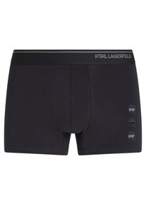 K by KARL LAGERFELD Karl Lagerfeld Boxershorts 'Ikon' Herren Gr&ouml;&szlig;e L grau / anthrazit / schlammfarben