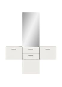 Inosign , Garderoben-Set Set, 3 Stk. tlg. , weiss , Masse B/H/T ca.: 156 x 190 x 36 cm