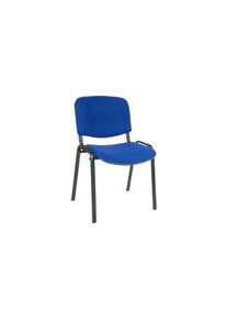 realspace Pro RS PRO Blue Fabric Stacking Chair, 140kg Weight Capacity - 1970397