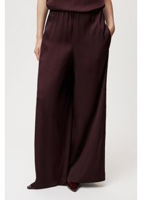 Drykorn TWEEZER Weite Hose in Satin in rot, Größe 26x32