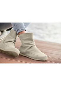 Vivance Witt Damen Stiefelette, hellgrau/creme, Größe 39, 100% Leder
