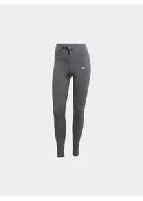 adidas Performance, Femmes Pantalon de sport 'Essentials', gris foncé / blanc