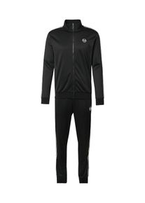 Sergio Tacchini Jogginganzug 'GRECO' Herren, schwarz / wei&szlig;, Gr&ouml;&szlig;e L