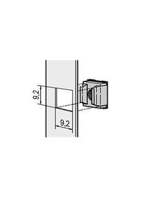 nVent Schroff K&auml;figmutter, M5, Verzinkter Stahl, Packung &agrave; 100 St&uuml;ck - 21100-216
