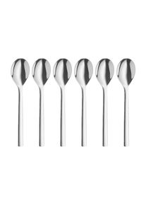 Kaffeelöffel »Kaffeelöffel Set 6 Stück Nuova« , silberfarben , WMF