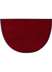 Fussmatte halbrund 7 mm Höhe , rot , Salonloewe