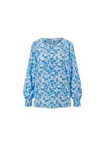 Tchibo - Bedruckte Bluse - Damen - Gr. 38 - blau/print