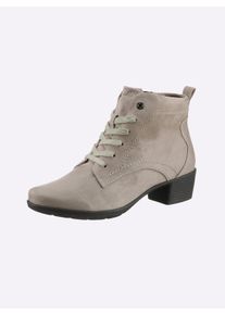 Jana Witt Damen Stiefelette, grau, Größe 37, 100% Textil