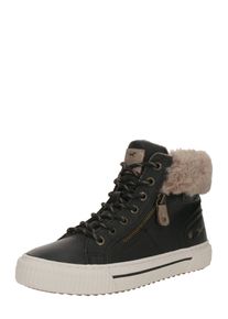 Mustang Stiefelette 'Kalua' Damen Gr&ouml;&szlig;e 37 nude / schwarz Winterschuhe