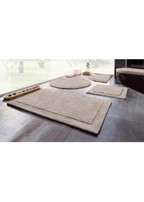 my home, my home Badematte &raquo;Kapra, Badvorleger, Badezimmer Teppich&laquo; H&ouml;he 14 mm beidseitig nutzbar fussbodenheizungsgeeignet strapazierf&auml;hig mit 