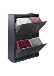 Mülleimer , grau , HEINE HOME