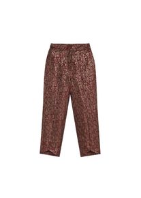 Scalpers Hose Damen, gold / burgunder, Größe L