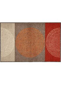 Fussmatte rechteckig 7 mm Höhe , rot , Salonloewe