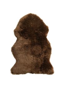 Teppich fellförmig 70 mm Höhe , braun , HEINE HOME