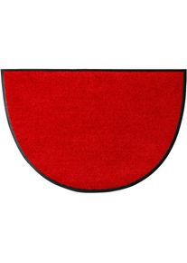 Fussmatte halbrund 7 mm Höhe , rot , Salonloewe