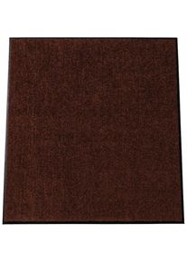 Fussmatte quadratisch 7 mm Höhe , braun , Salonloewe