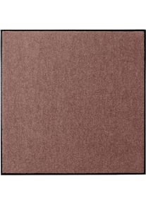 Fussmatte quadratisch 7 mm Höhe , braun , Salonloewe