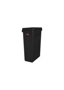 Rubbermaid Commercial Products Rubbermaid Commercial Products Slim Jim 87L Black PE Waste Bin - FG354060BLA