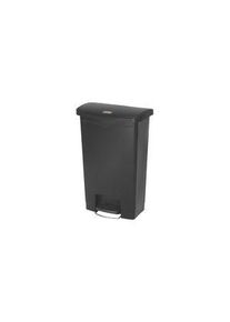 Rubbermaid Commercial Products Rubbermaid Commercial Products Slim Jim 50L Black Pedal PE Waste Bin - 1883611