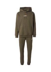 Ellesse Sportanzug Herren, gelb / khaki / rot / wei&szlig;, Gr&ouml;&szlig;e S