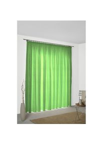 WIRTH, Vorhang &raquo;Trondheim B&laquo; Multifunktionsband 1 Stk. tlg. nach Mass, apfelgr&uuml;n, Jacquard, Polyacryl