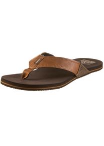 Reef Newport Zehentrenner Herren - braun - Gr. 42 - Synthetik