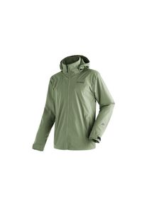 Maier Sports , Damen , Regenjacke &raquo;Metor rec M&laquo; Herren Jacke mit Kapuze, Windjacke wasserdicht atmungsaktiv, Reg. Fit , gr&uuml;n , Wetterfeste...