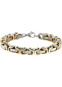 Bruno Banani , Damen,Jugendliche , Edelstahlarmband »Schmuck« , goldfarben , Edler Königskettengliederung Armschmuck