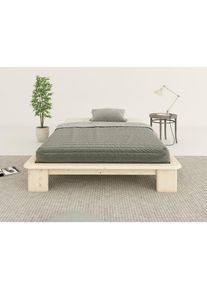 Futonbett »Peregrin, Bett, Bettgestell, Massivholzbett« inklusive Lattenrost, aus massiver Kiefer, FSC , Home Affaire