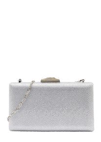 Mascara Clutch Damen Gr&ouml;&szlig;e One Size silber