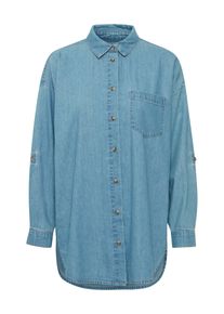 Ichi Bluse 'IH DIVER' Damen Gr&ouml;&szlig;e XL blue denim