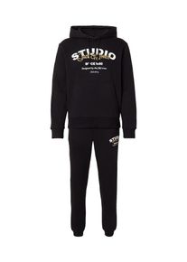 Jack & Jones JACK & JONES, Hommes Survêtement 'JJYUKI', jaune pastel / noir / blanc