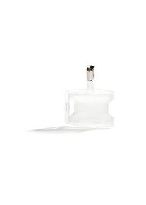 Durable Durable Transparent Polyethylene Name Badge - 896219