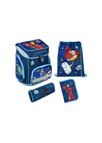 Scooli, Unisex, Schulrucksack &raquo; Schulthek-Set 5-teilig&laquo;, dunkelblau, Einheitsgr&ouml;&szlig;e, Ergonomischer Schulranzen