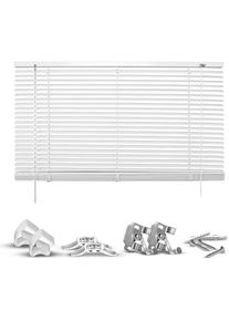 Jalousie »Matti« ohne Bohren freihängend Klemmfix-Jalousie aus Aluminium , weiss , GOOD LIFE