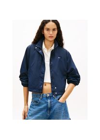 Tommy Jeans, Unisex, Outdoorjacke &raquo;TJW ESSENTIAL JACKET EXT&laquo; mit kontrastfarbenem Einsatz, schwarz night navy, S (36), Unisexjacke von Tommy Jeans
