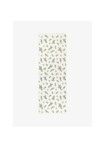 Globus Tischläufer weiss/klein gemustert