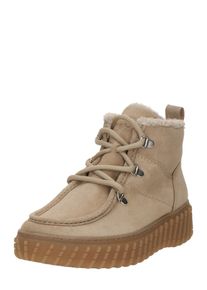 Paul Green Schn&uuml;rstiefelette Damen Gr&ouml;&szlig;e 37 beige Winterschuhe