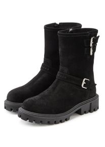 ELBSAND Witt Damen Stiefelette, schwarz, Gr&ouml;&szlig;e 42, 100% Leder