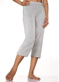 Vivance Witt Damen Caprihose, 1x schwarz, 1x grau meliert, Gr&ouml;&szlig;e 32/34, 95% Baumwolle, 5% Elasthan
