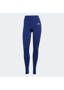 adidas Performance, Femmes Pantalon de sport 'Opt Ess', bleu fonc&eacute; / blanc