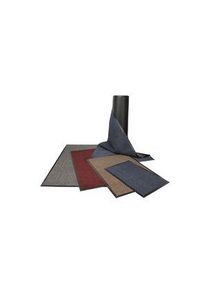 COBA EUROPE COBA EUROPE Vyna-Plush, Entrance Mat, Cutpile, Indoor Use, Black/Steel, 0.9m 1.2m 7mm - VP010604