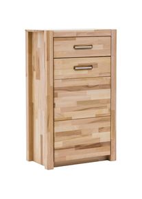 MCA living , Garderobenschrank »Fenja Kommode, Schrank, Drehtürenschrank - Höhe 112 cm« 1 Stk. tlg. Massivholz, Kernbuche, 1 Tür, 1 Schubkasten,...