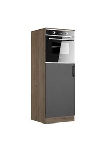 Wiho-Küchen Backofenumbauschrank »Elba« Masse (B/H): 60/165 cm , schwarz , wiho Küchen